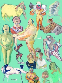 Collage Mara Lassnig