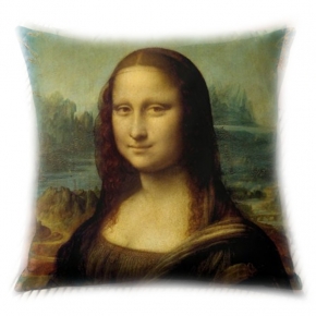 Funda de cojn Mona Lisa / La Gioconda, Leonardo da Vinci